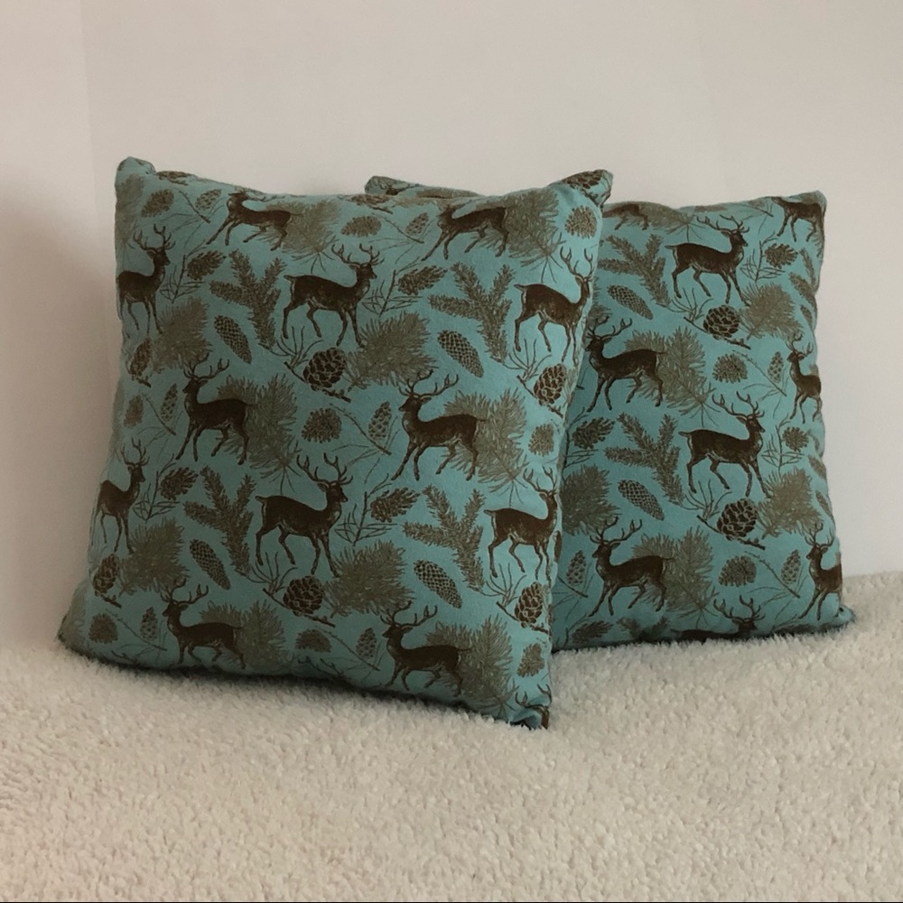 ✨Handmade decor pillow set of 2 (16x16”)✨